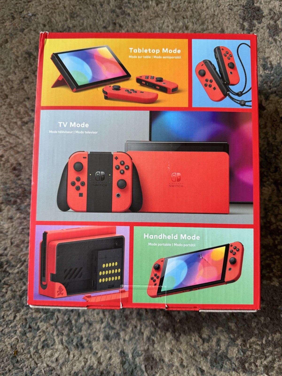 🎮 Nintendo Switch OLED Mario Red Edition + 4 Games – Complete Bundle!