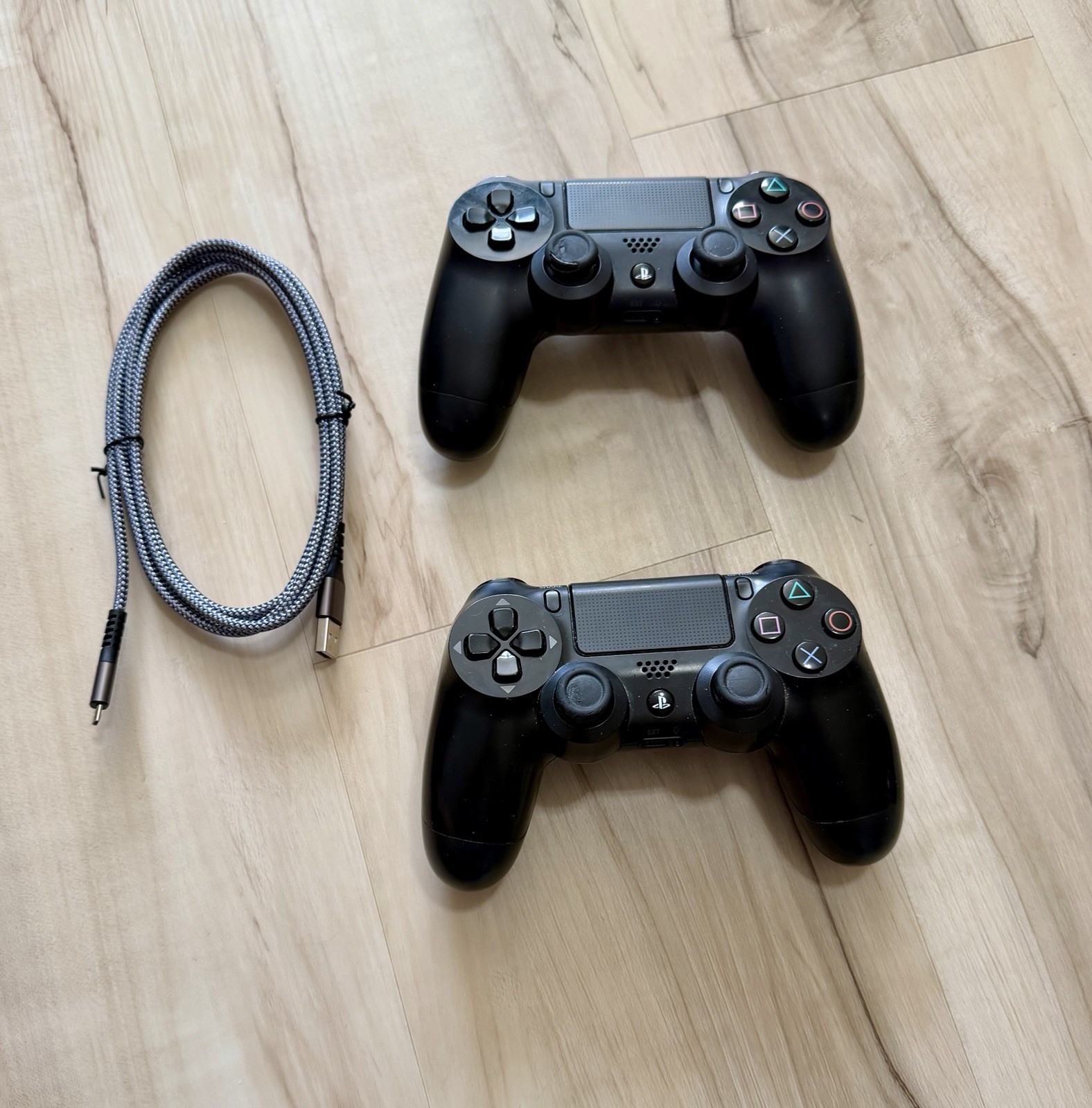 Sony PS4 PlayStation Console Bundle W/ Controllers + 6-Games – Tested