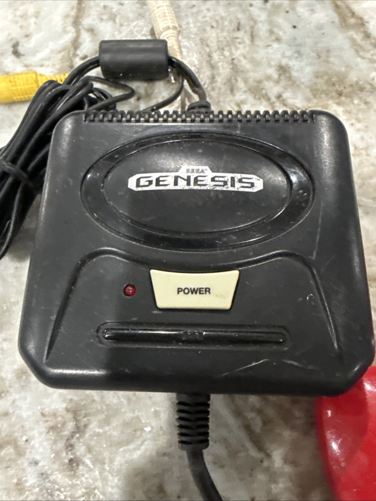 Sega Genesis Mini Console Radica 16 Bit Power 6-in-1 Plug Play Red Tested