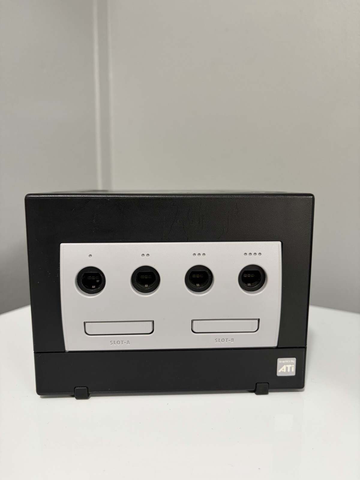 Nintendo DOL-001 GameCube Console – Black, Controller & Cables Optical Recapped