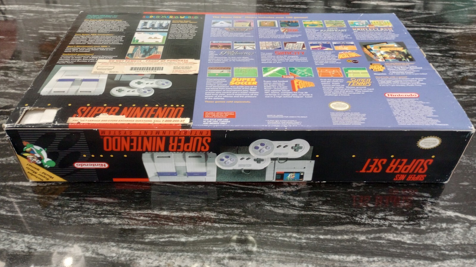 Nintendo Super SNES Console Super Set In Box Best Buy Tested And Working