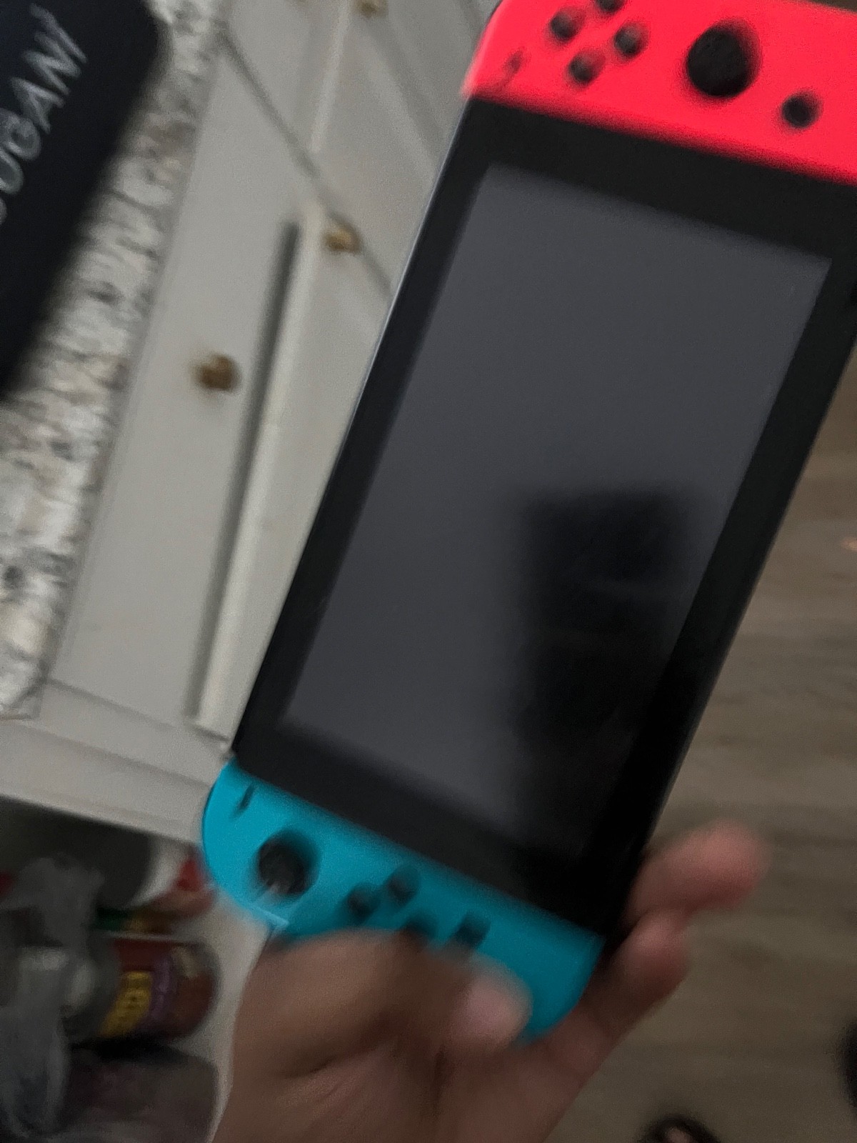 Nintendo Switch HAC-001(-01) Handheld Console – 32GB – Neon Blue/Red Joy-Con…
