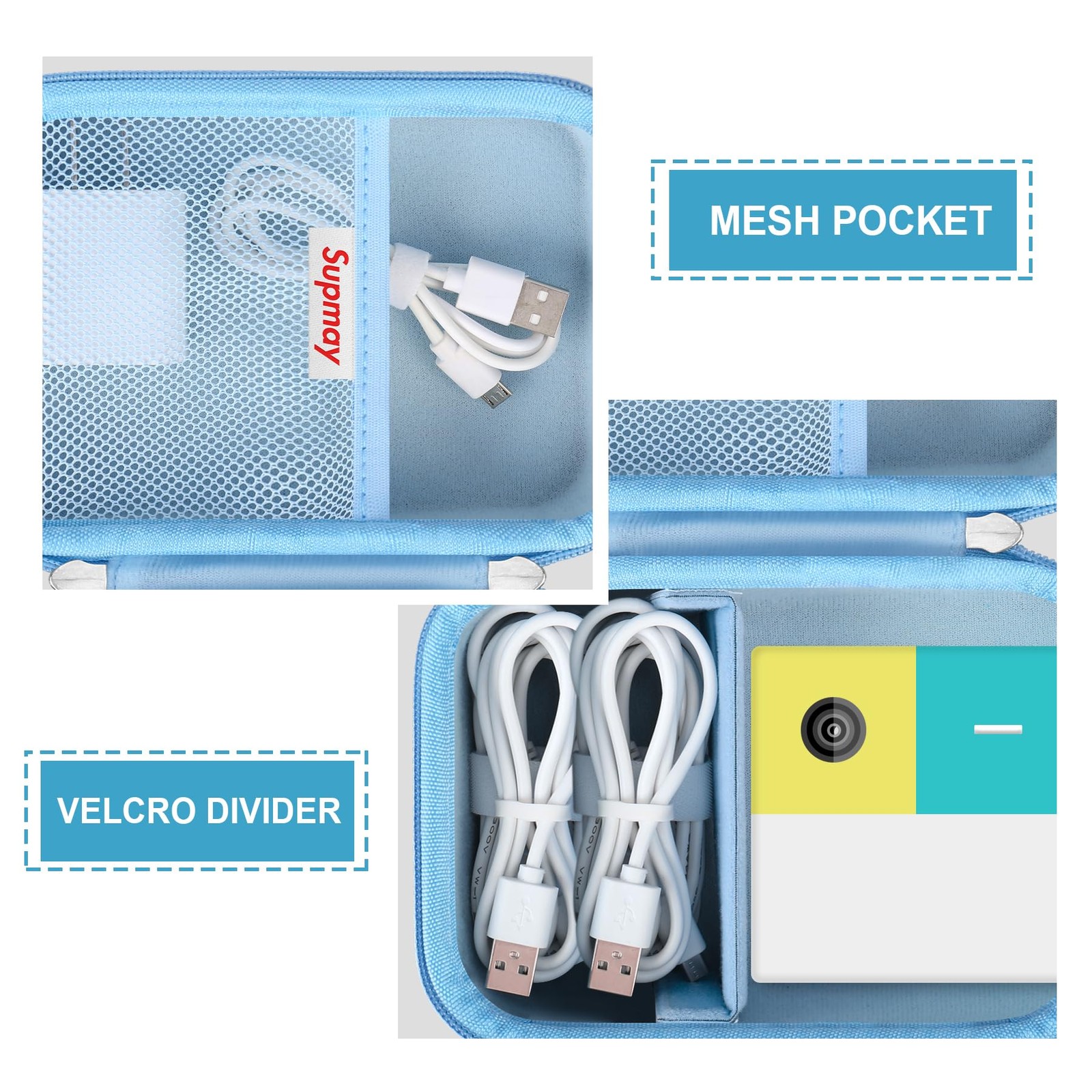 Hard Carrying Case Compatible with Nex Playground Game System, Indoor Family Gam