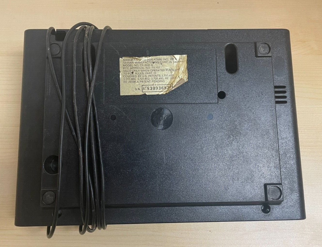 Atari 2600 4 Switch Vader Console with 2 joysticks and 5 games