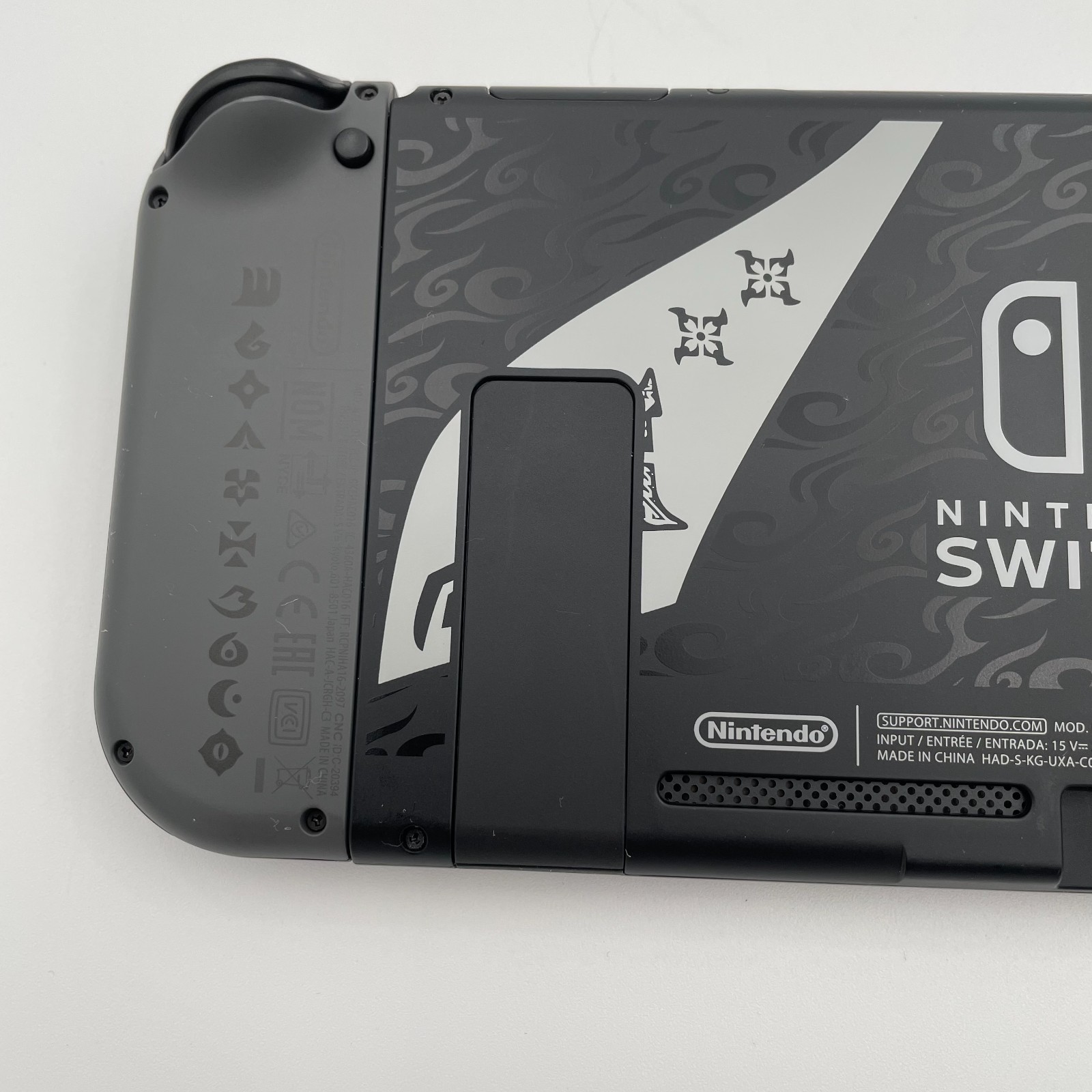 Nintendo Switch Handheld Console Monster Hunter Rise Edition Gray w/ Case