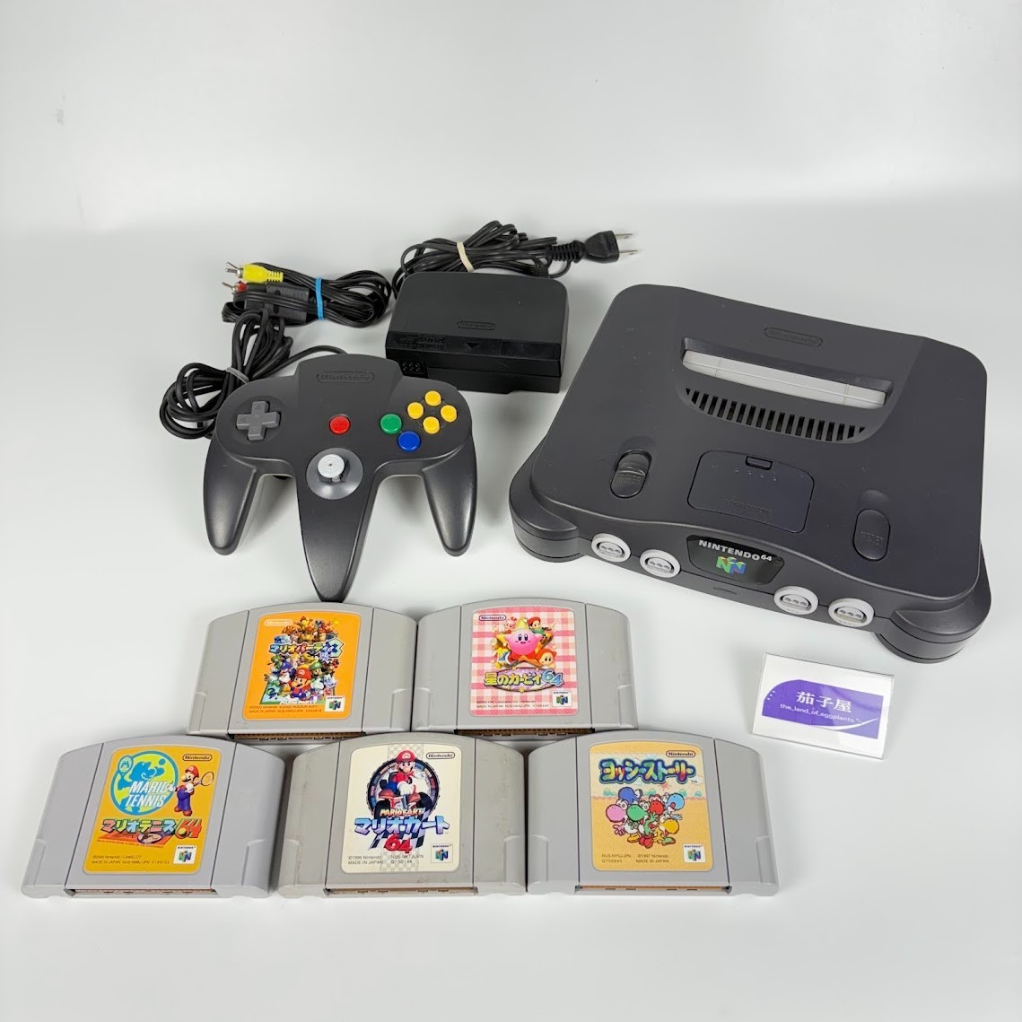 Nintendo 64 Console Bundle 5 Games Mario Kart 64 Party Japan Tested