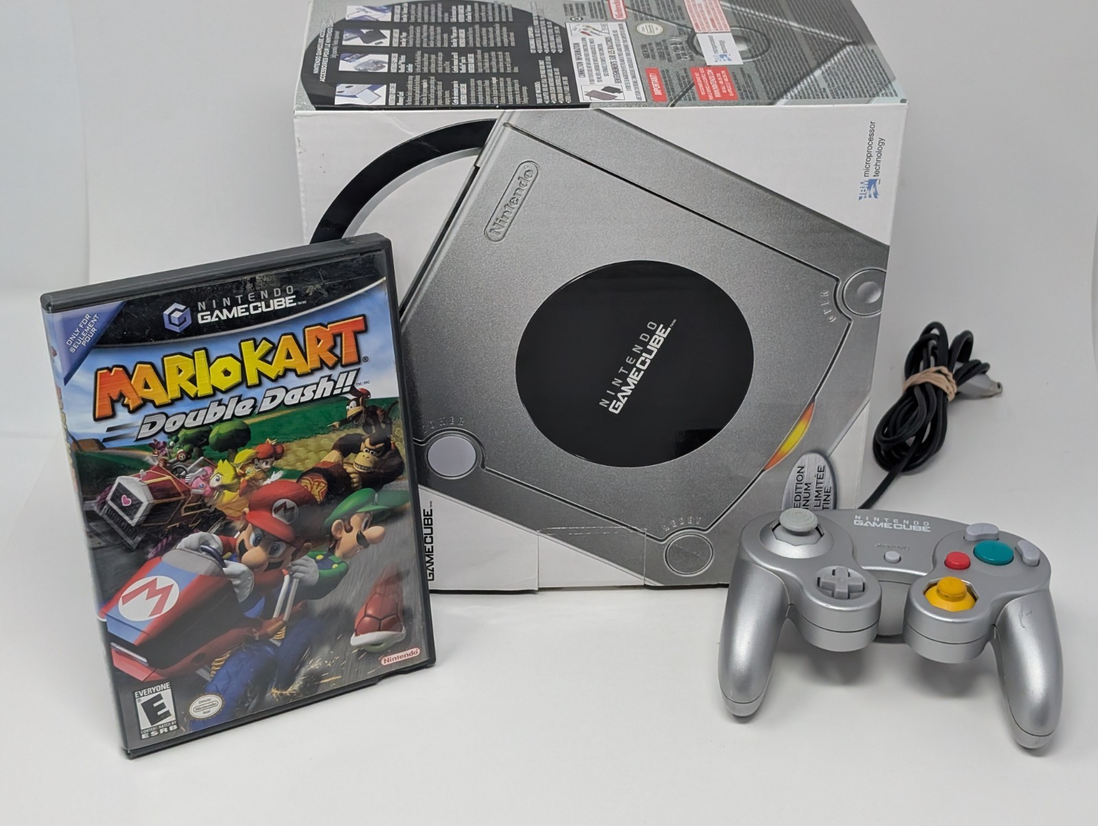 Gamecube Platinum Mario Kart Double Dash – CIB Complete