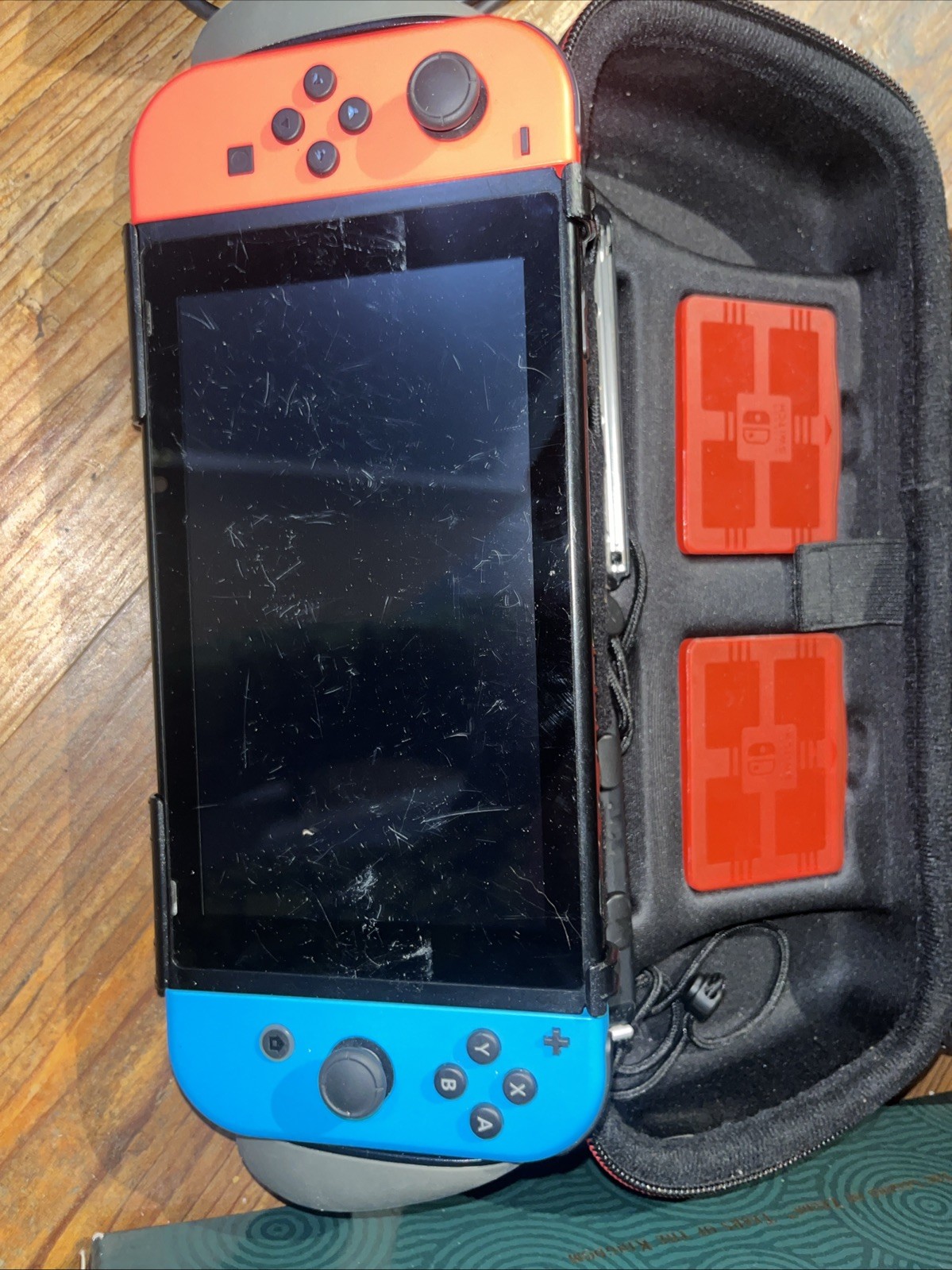 Nintendo Switch V1 HAC-001 Bundle Controllers Dock Cords