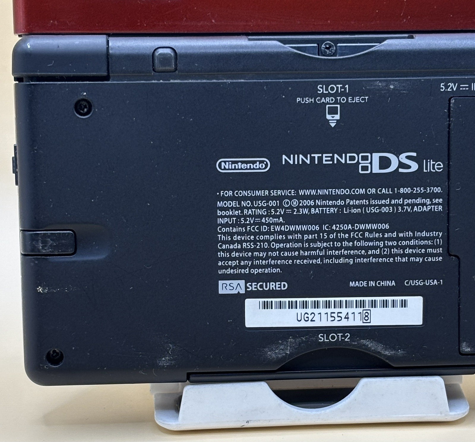 Nintendo DS Lite – Red/Black (D53) READ DESCRIPTION