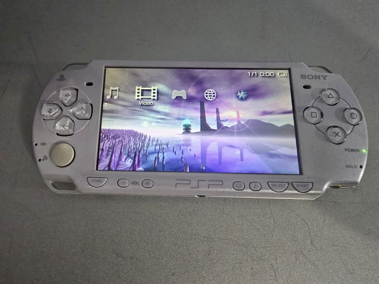 PSP 2000 Lavender Purple US Seller. Tested And Working