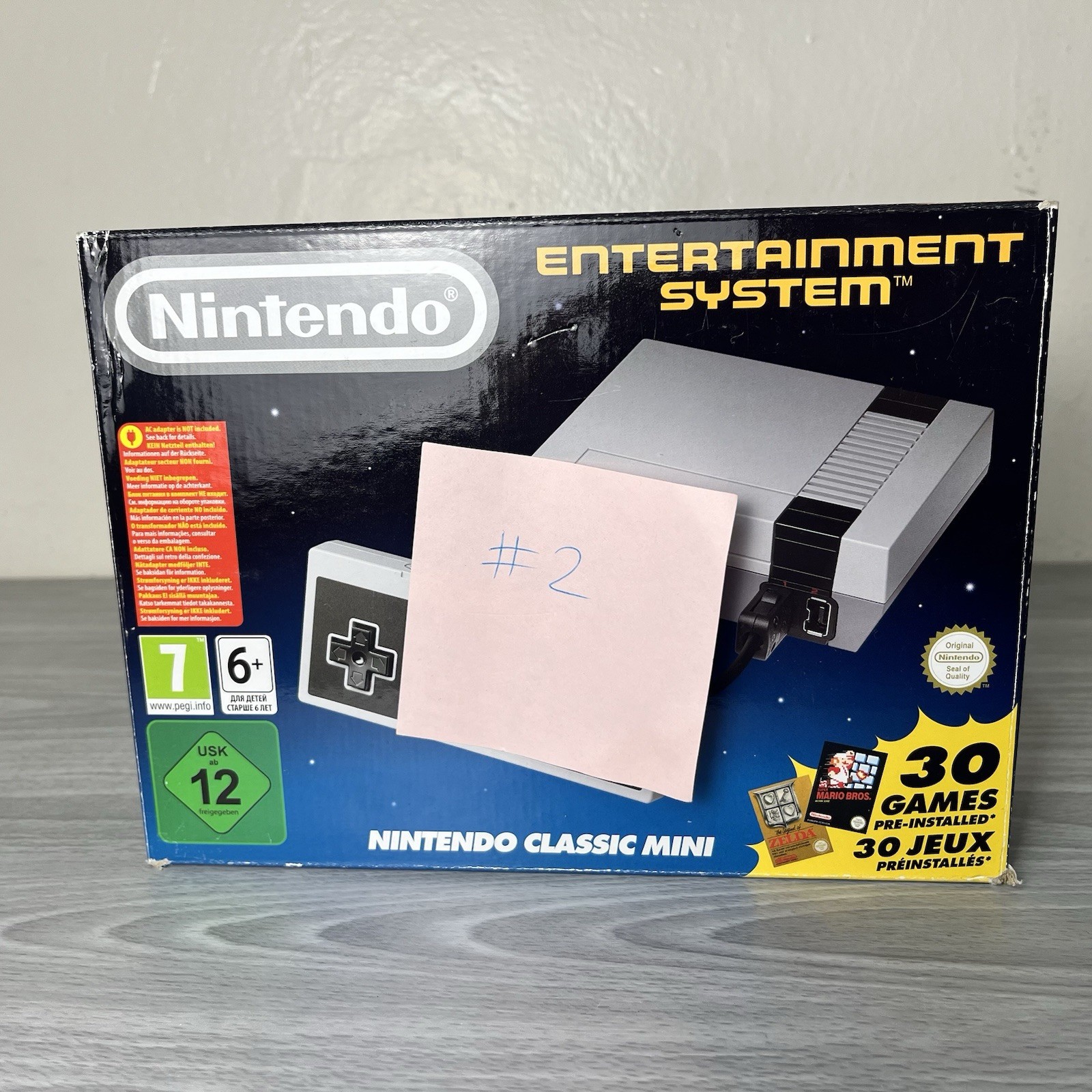 NEW Nintendo NES Mini Classic Edition HDMI Console with 30 Games EU Version