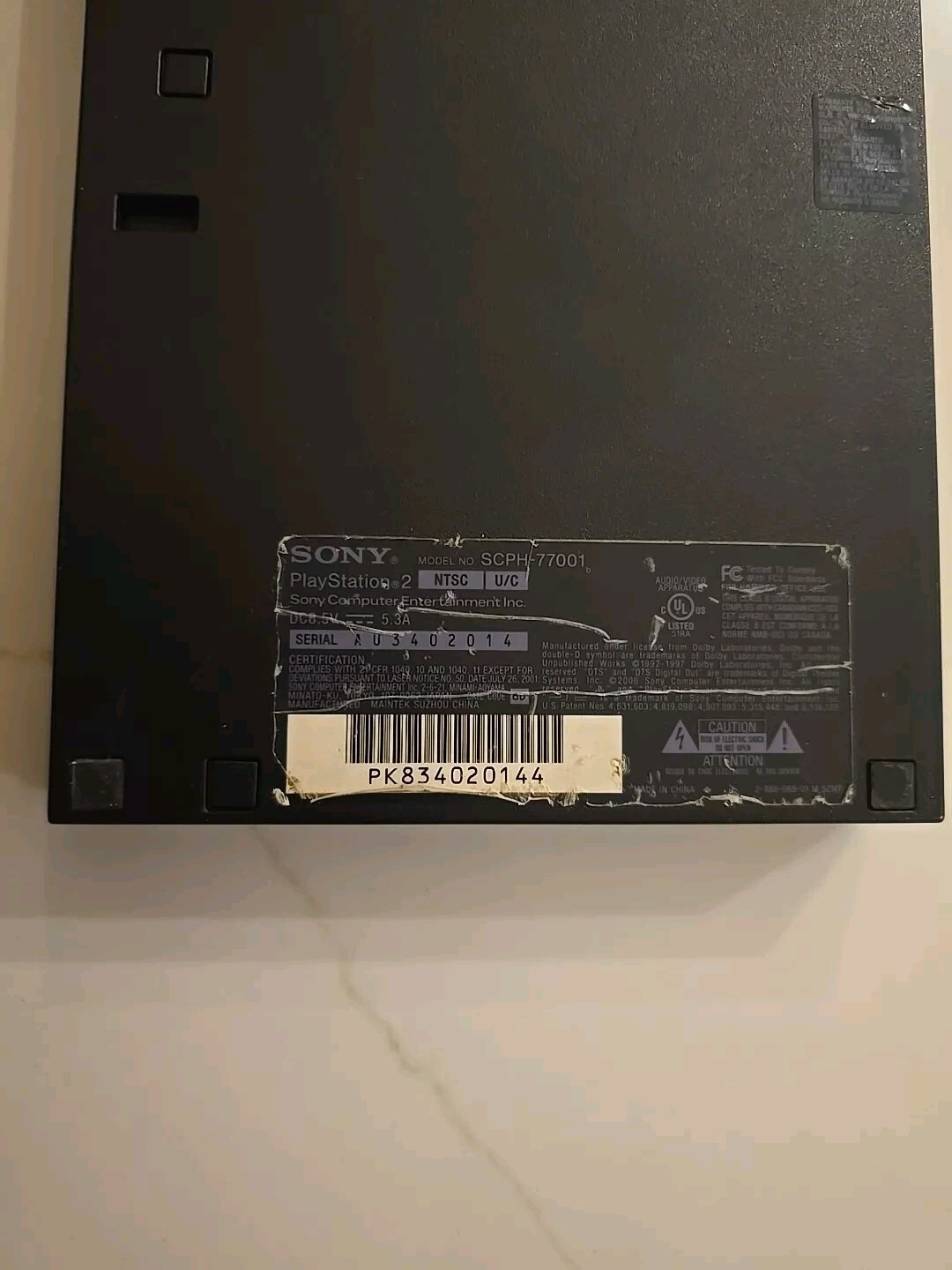 PlayStation 2 PS2 Slim Console OEM W/Controller & Cables SCPH-77001 – Tested