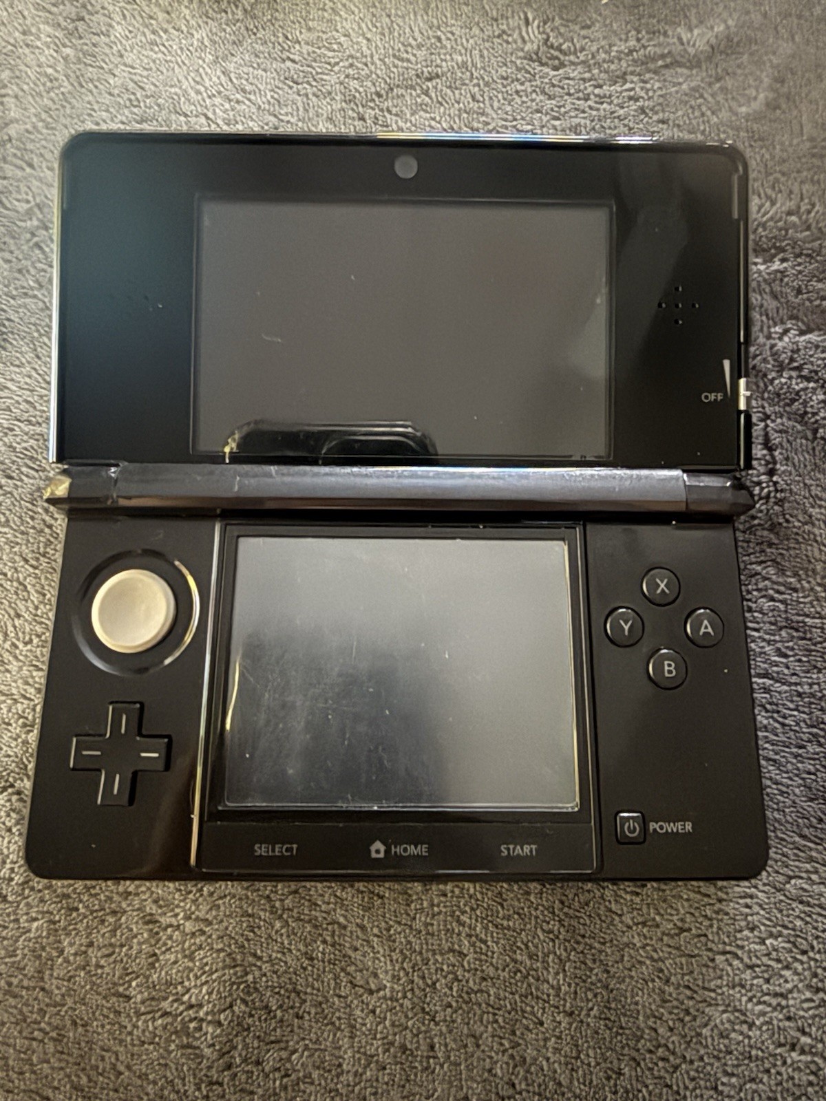 Nintendo 3DS Handheld System Cosmo Black, Tested, CRT-001