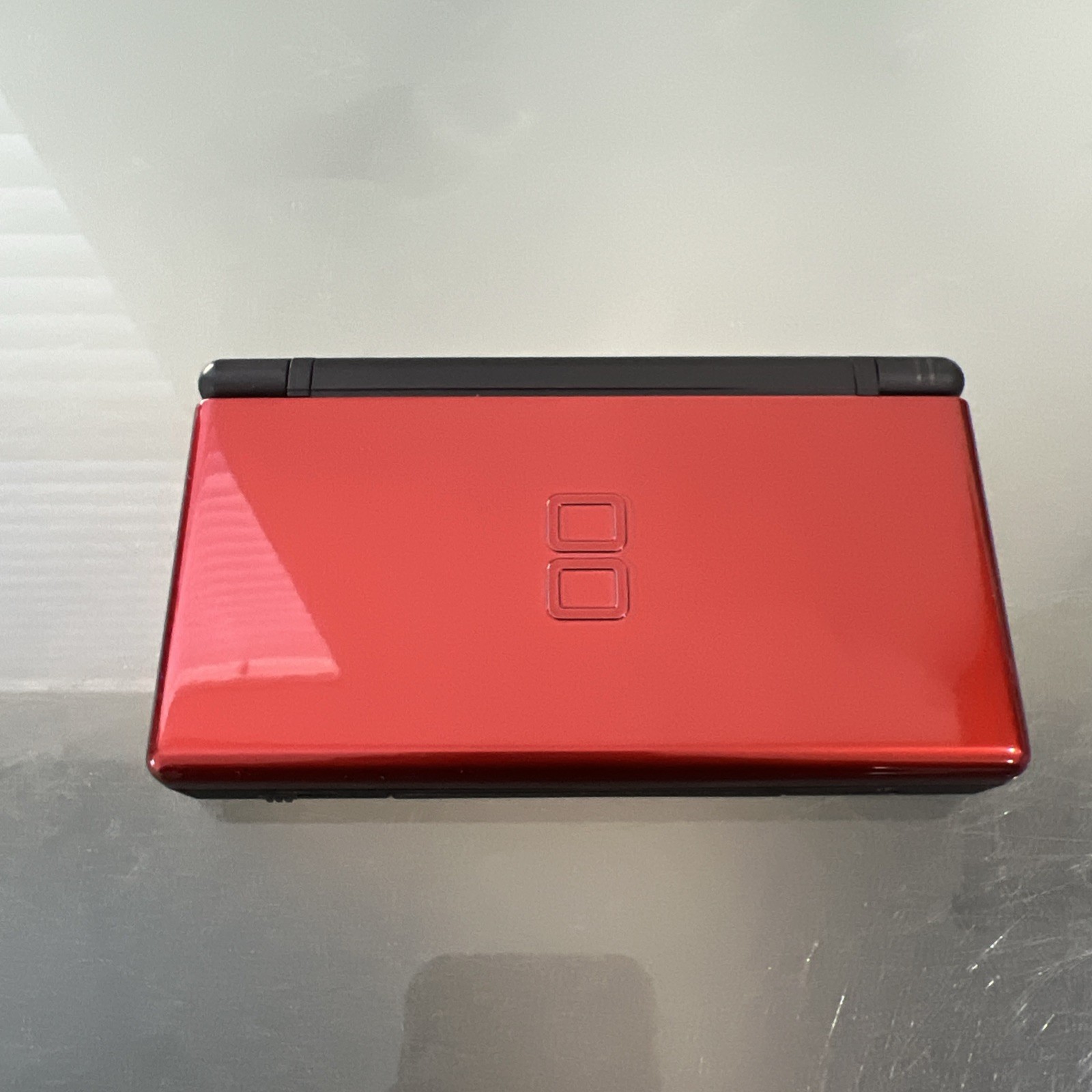 Nintendo DS Lite Authentic Console Crimson Handheld System W/ Charger & Stylus