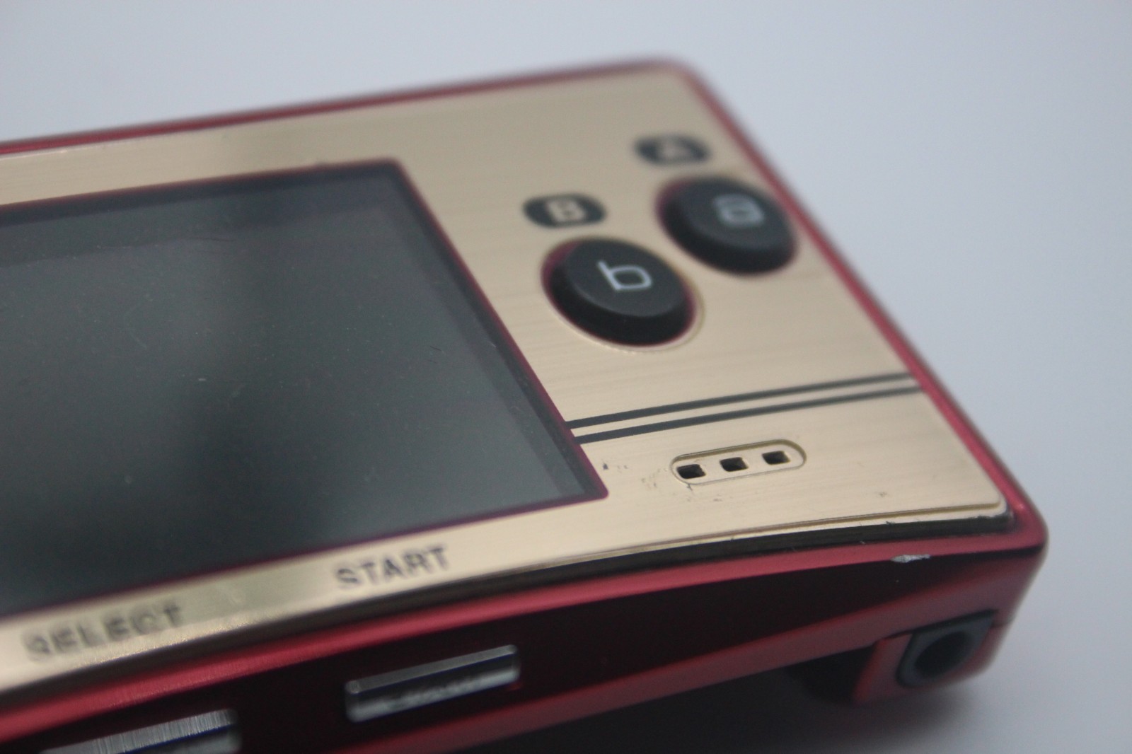 Nintendo GameBoy Micro Console Famicom 20th Anniversary Edition w/ Super Mario 2