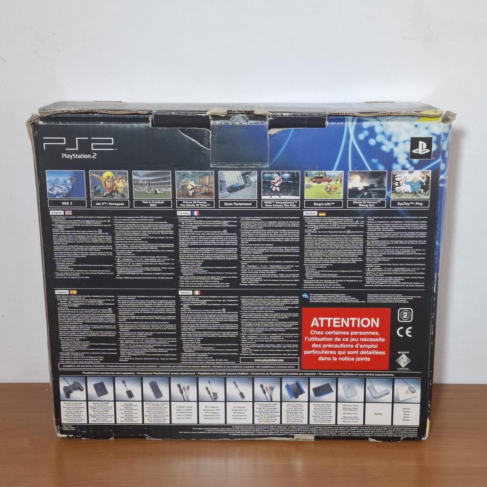 Sony PlayStation 2 PS2 Console SCPH-50004 + WRC Platinum PAL Complete Boxed