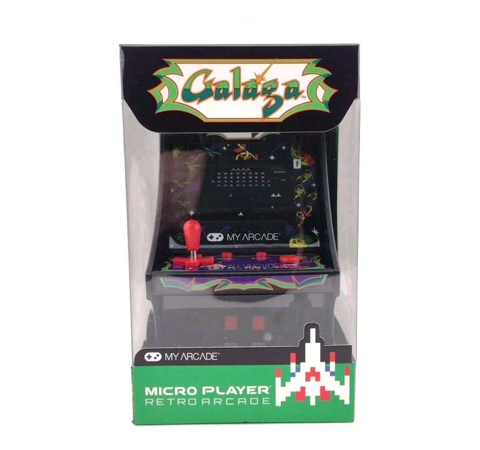 My Arcade Galaga Micro Player Retro Handheld Mini Arcade Game NEW SEALED