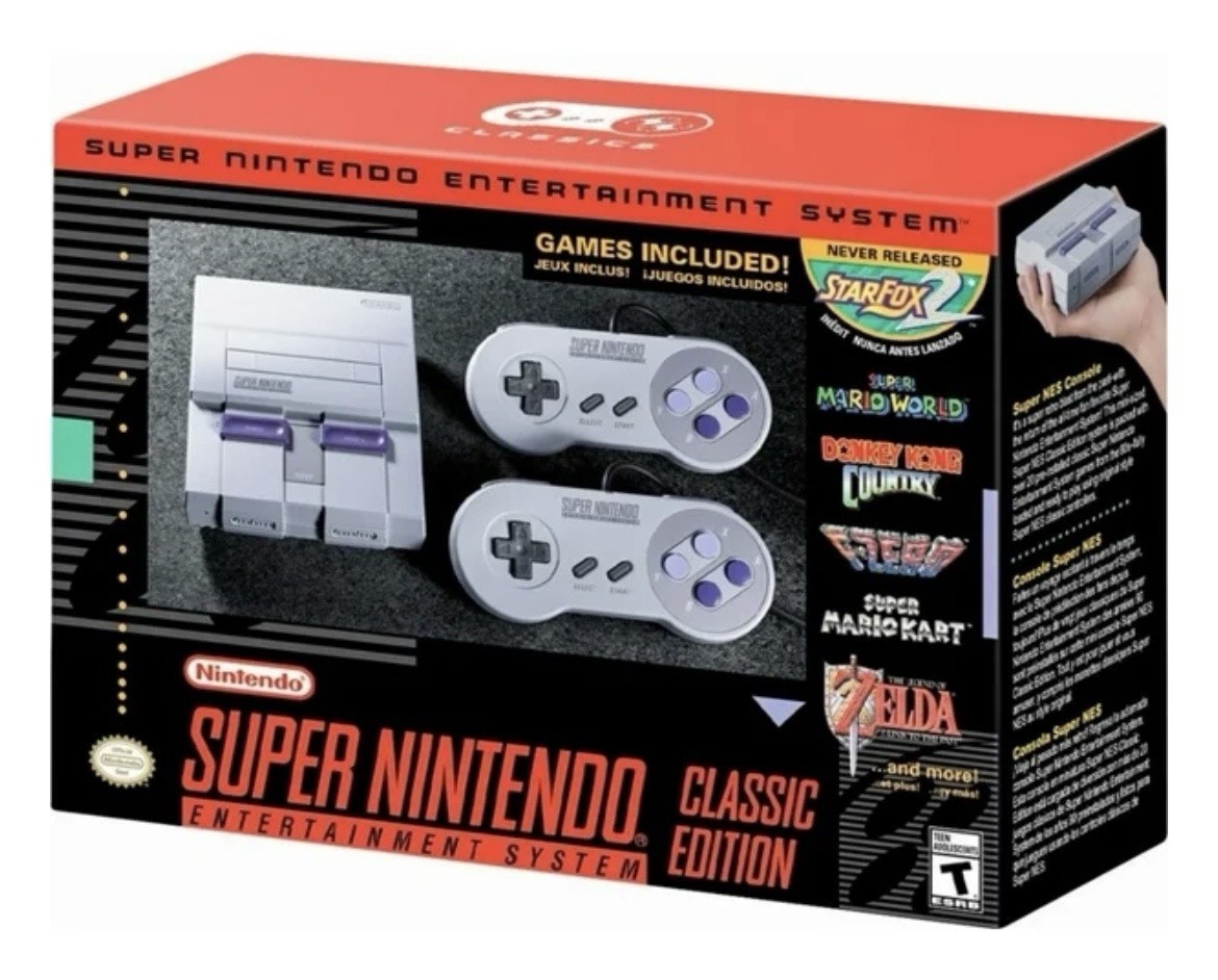 Super Nintendo Entertainment System SNES Classic Mini Edition NEW Mario Yoshi