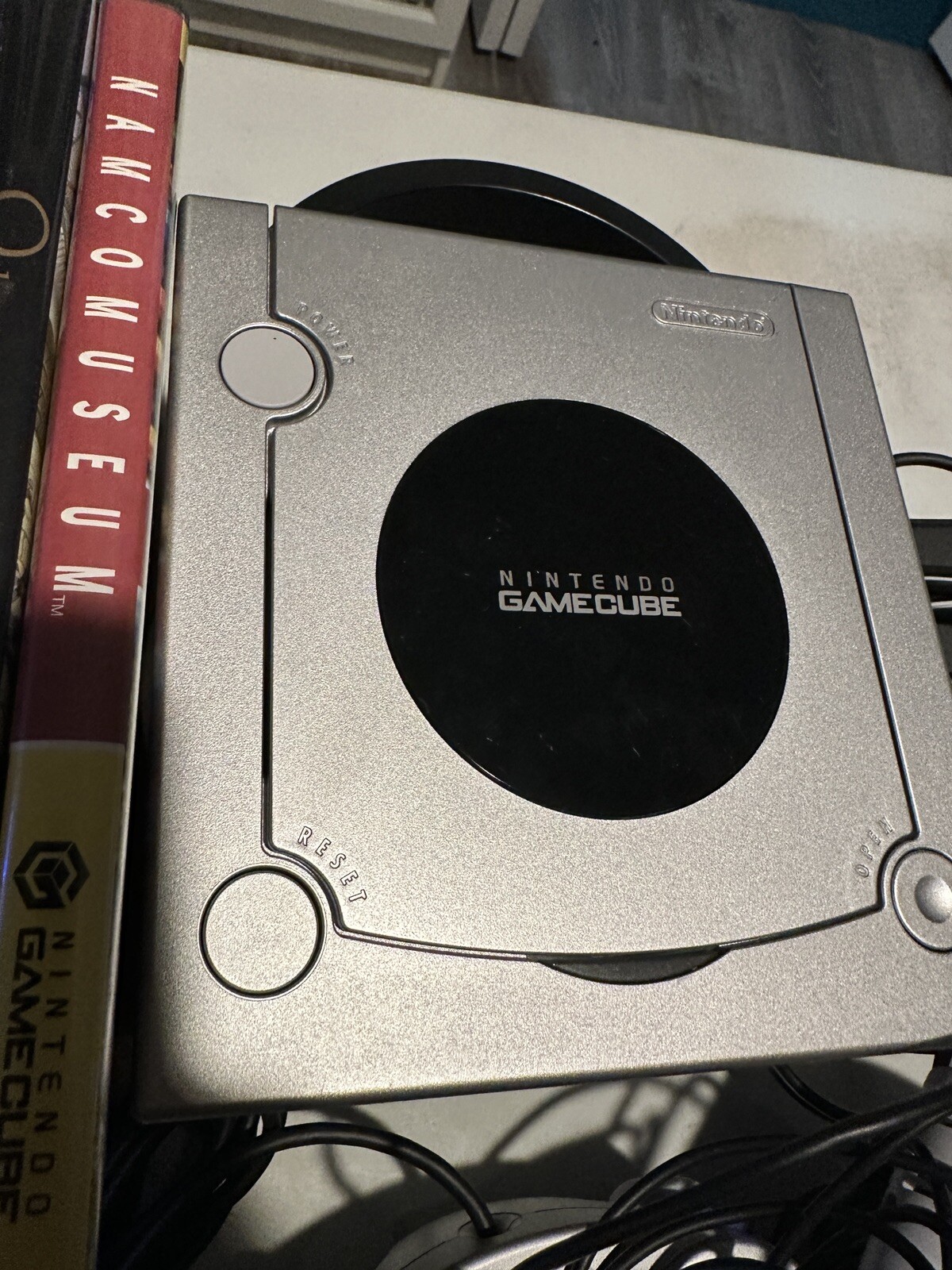 Nintendo GameCube Platinum Console – Silver Plus 6 Games and Mic