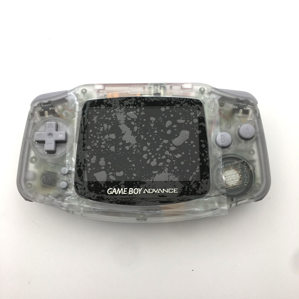 Clear white 10 Levels High Backlight V2 iPS LCD Game Boy Advance GBA Console