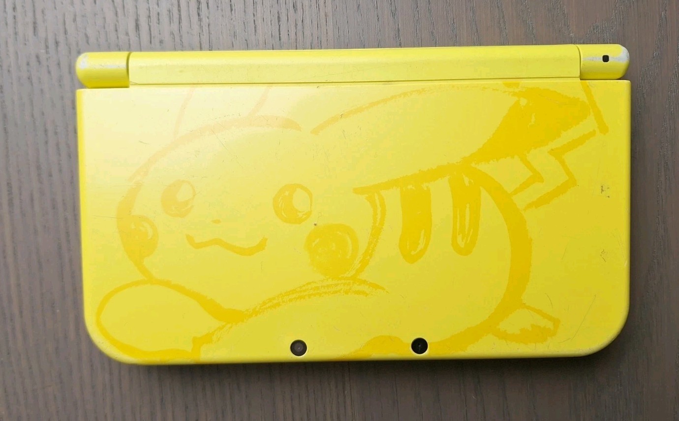 Pikachu Edition New Nintendo 3DS XL Charger + 32GB SD Card | Region Free USA