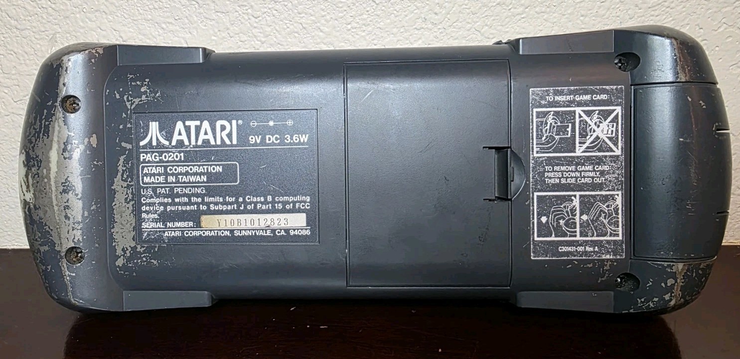 Atari Lynx Handheld Console PAG-0201 Tested And Working See Demo Video!