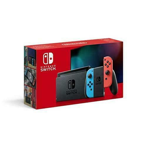 Nintendo Switch HAC-001(-01) Handheld Console – 32GB – Neon Blue/Red Joy-Con…