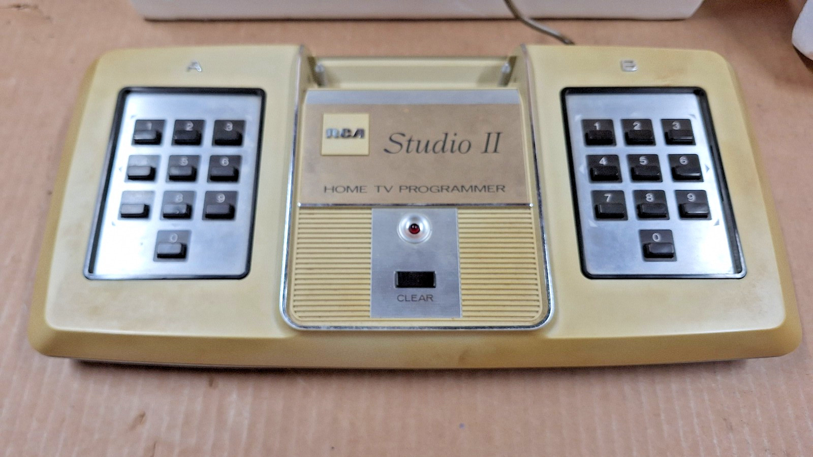 RCA Studio II Home TV Programmer Video Game Console With 4 Games 1977 Untested