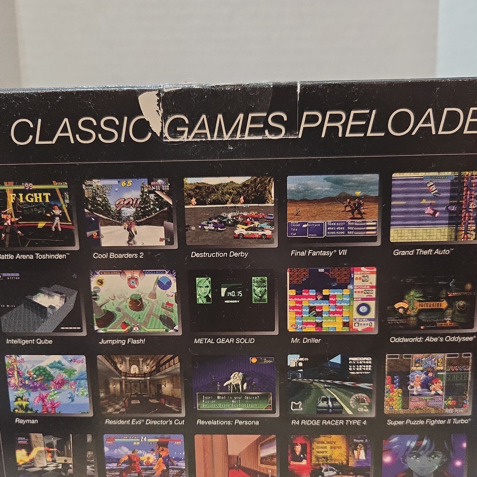 PlayStation Classic Microconsole Gray Preloaded Classic Games CIB