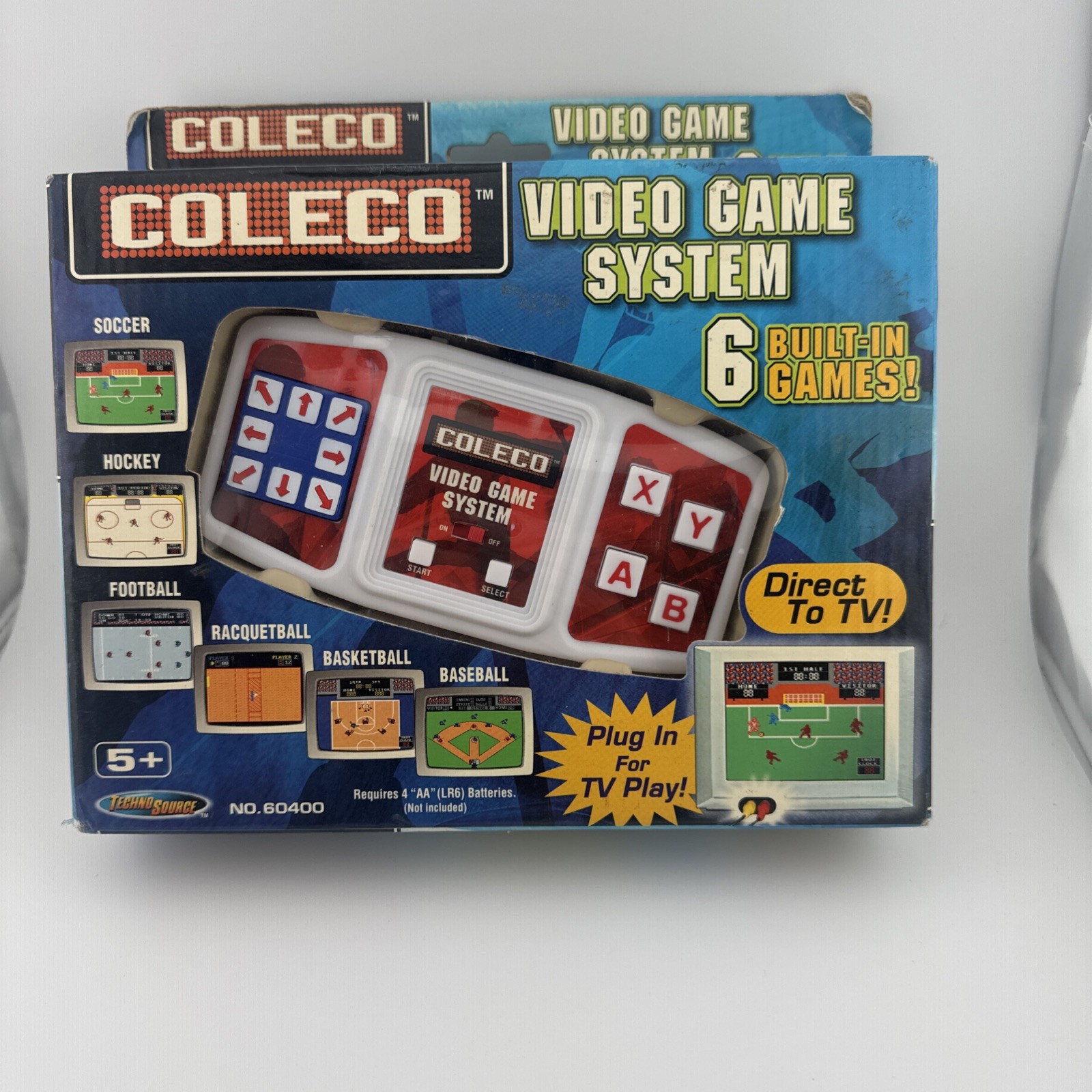 COLECO Video Game System 6 Built-In Games.PLUG IN TV AND PLAY!