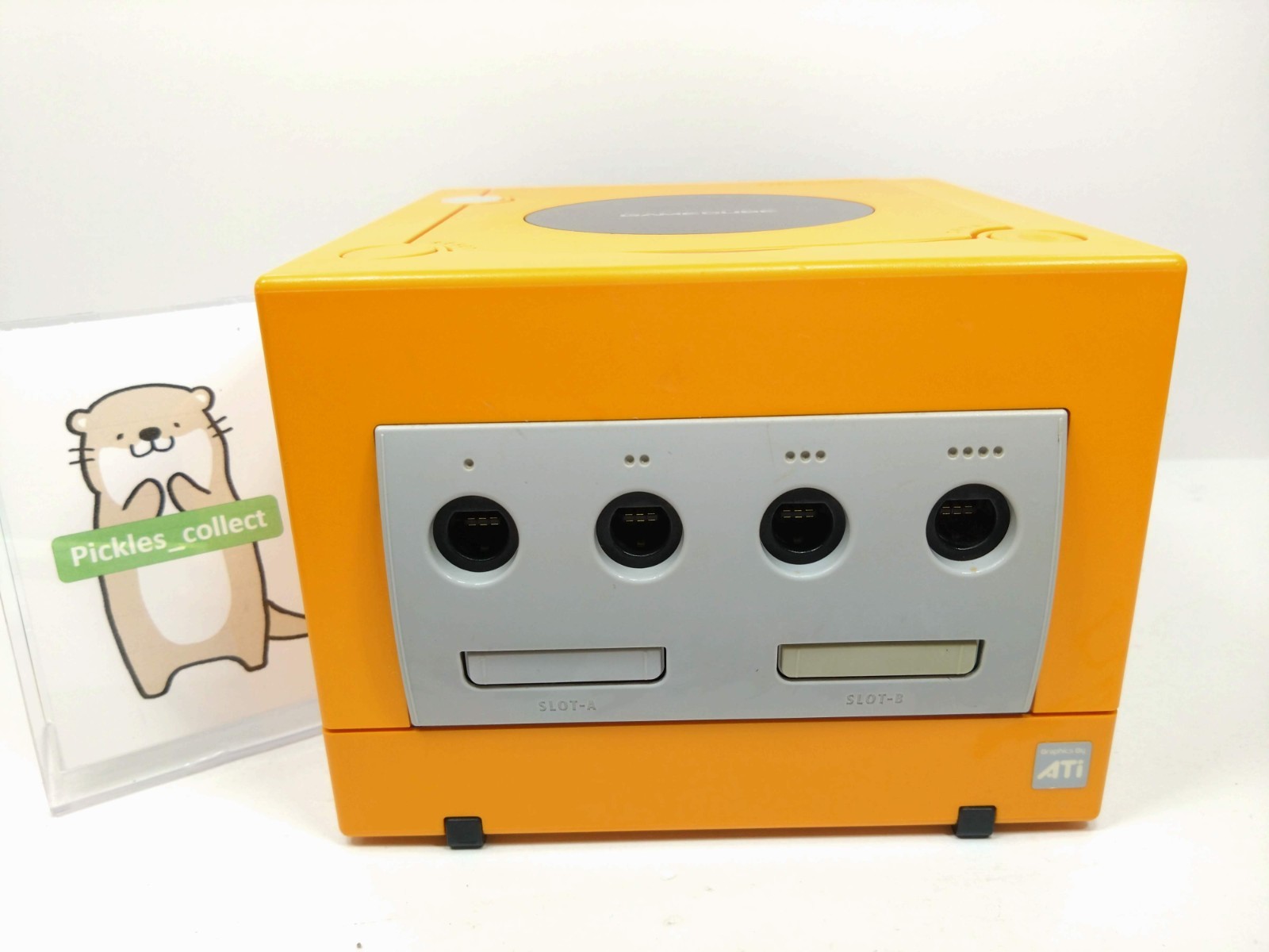 GameCube DOL-001 Orange Console set Tested Language Japanese GC Nintendo 0527E
