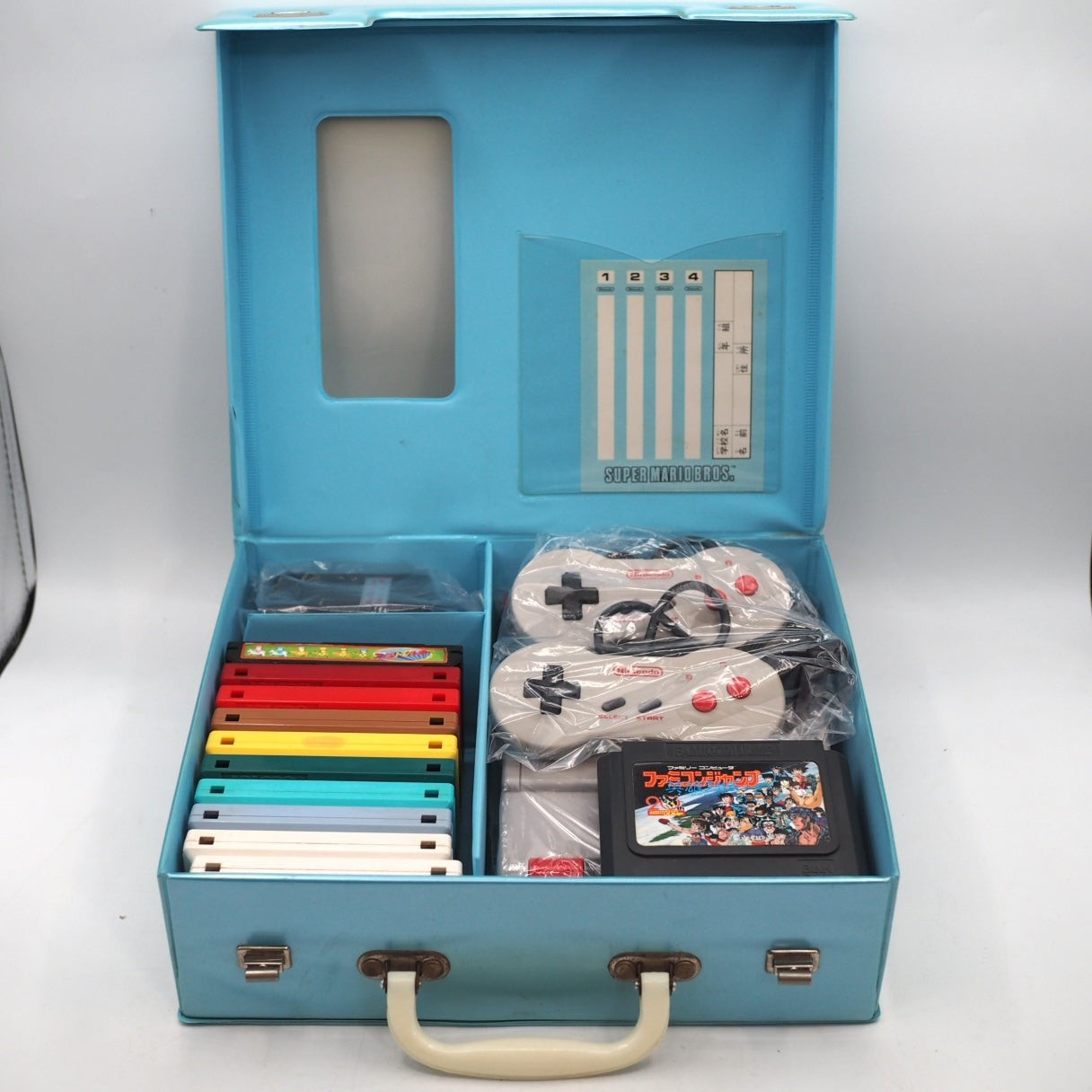 Nintendo New Famicom Console System HVC-101 + 11 Games + Carrying Case Tested