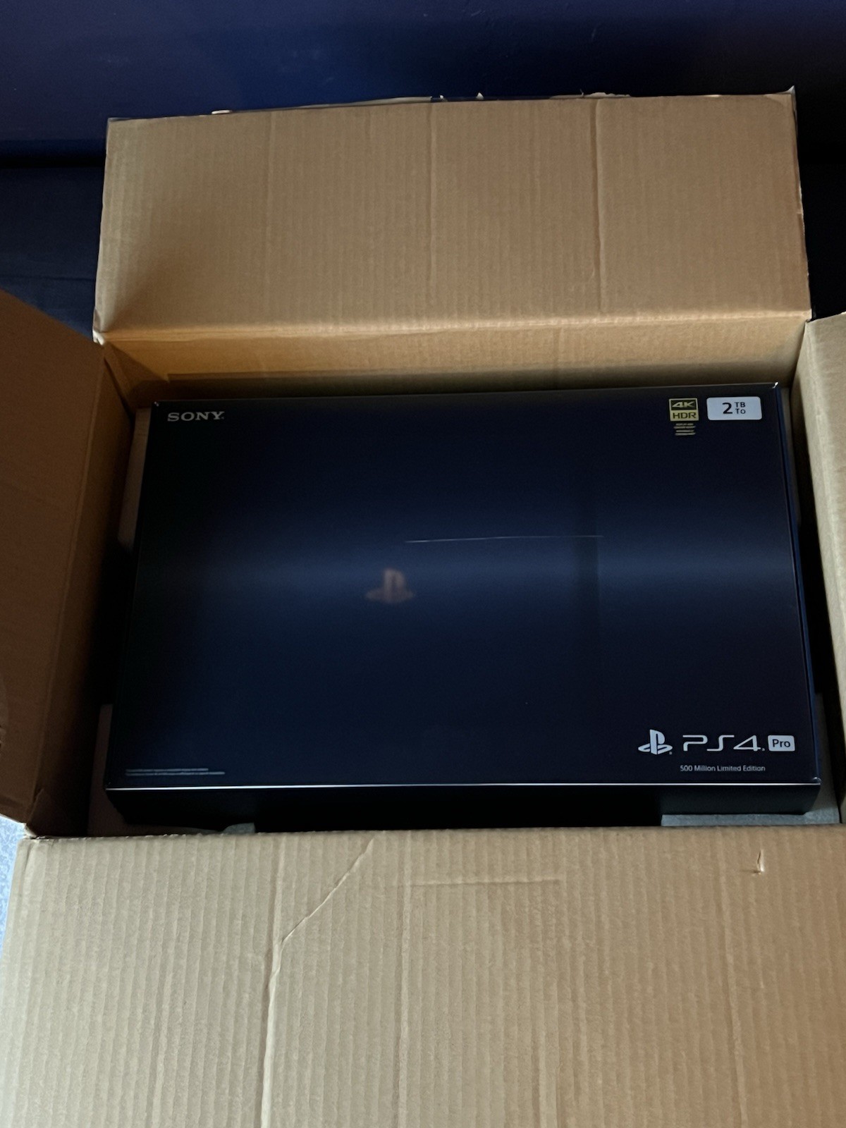 Sony PlayStation PS4 Pro 2TB 500 Million Limited Edition Console Brand New, Blue