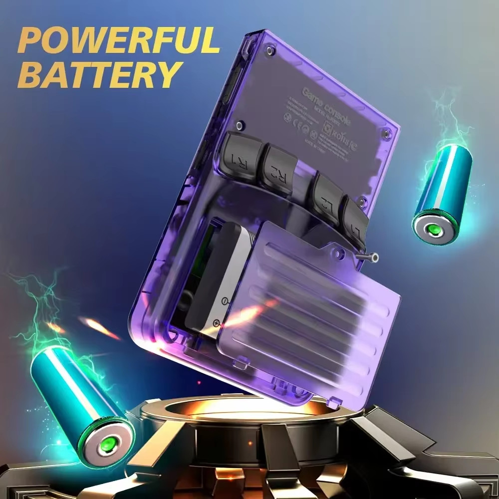 R36S Retro Handheld Game Console with 3.5″ IPS Screen and Wi-Fi Connectivity