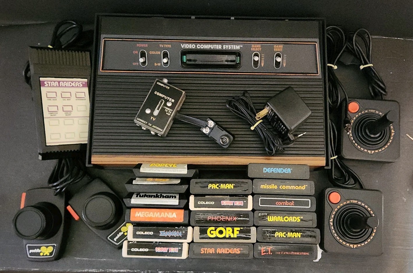 Atari 2600 Bundle Console, 17 Games, 2 Joysticks, Paddles, and Video Touch Pad