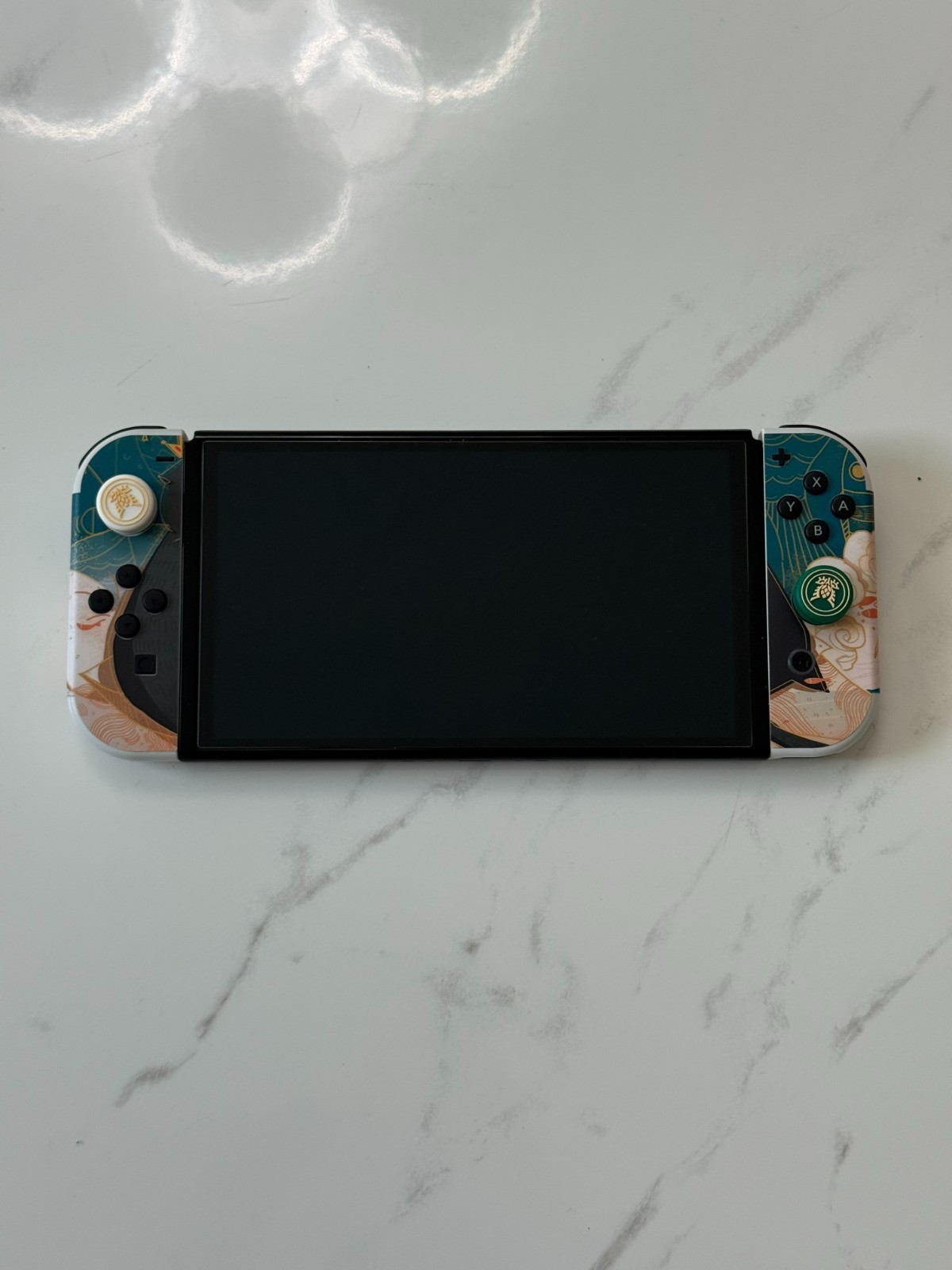 Nintendo Switch OLED White Bundle Box Case Controller 128GB SD Card w/ Extras
