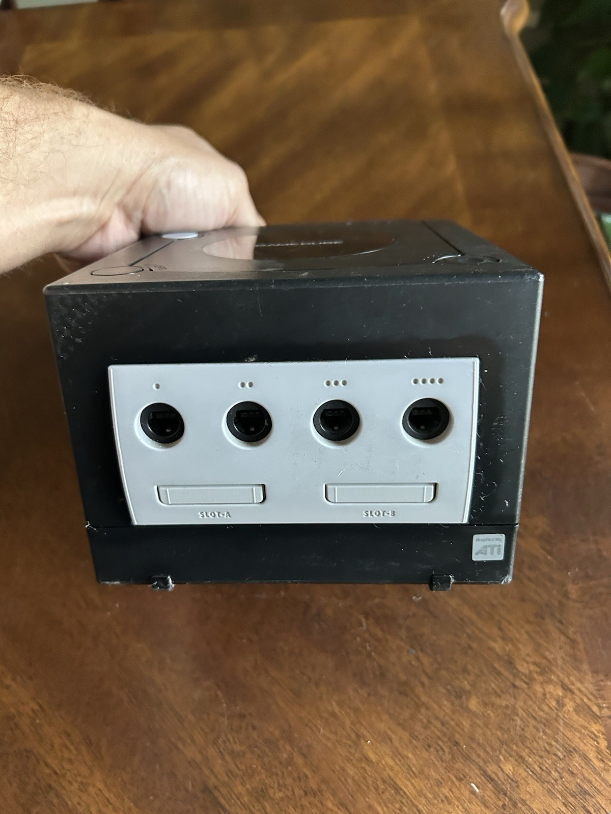 Nintendo Gamecube Console BLACK DOL-101 For Parts Only (doesn’t Read Discs)