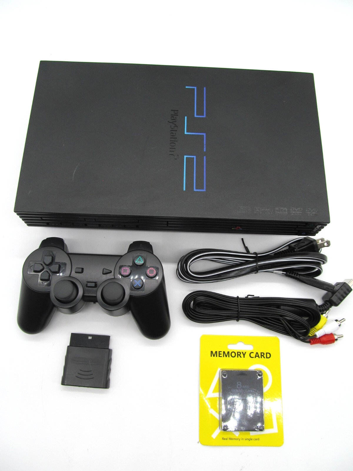 Sony Playstation 2 Console PS2 FAT with BRAND NEW wireless controller