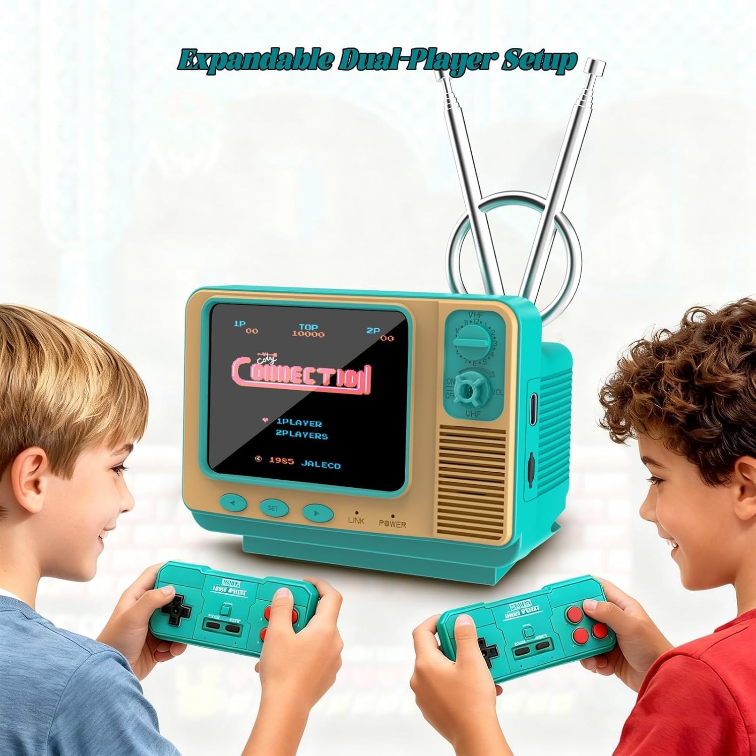 Classic TV Style Handheld Game Console – 3-inch Display & Type-C Charging