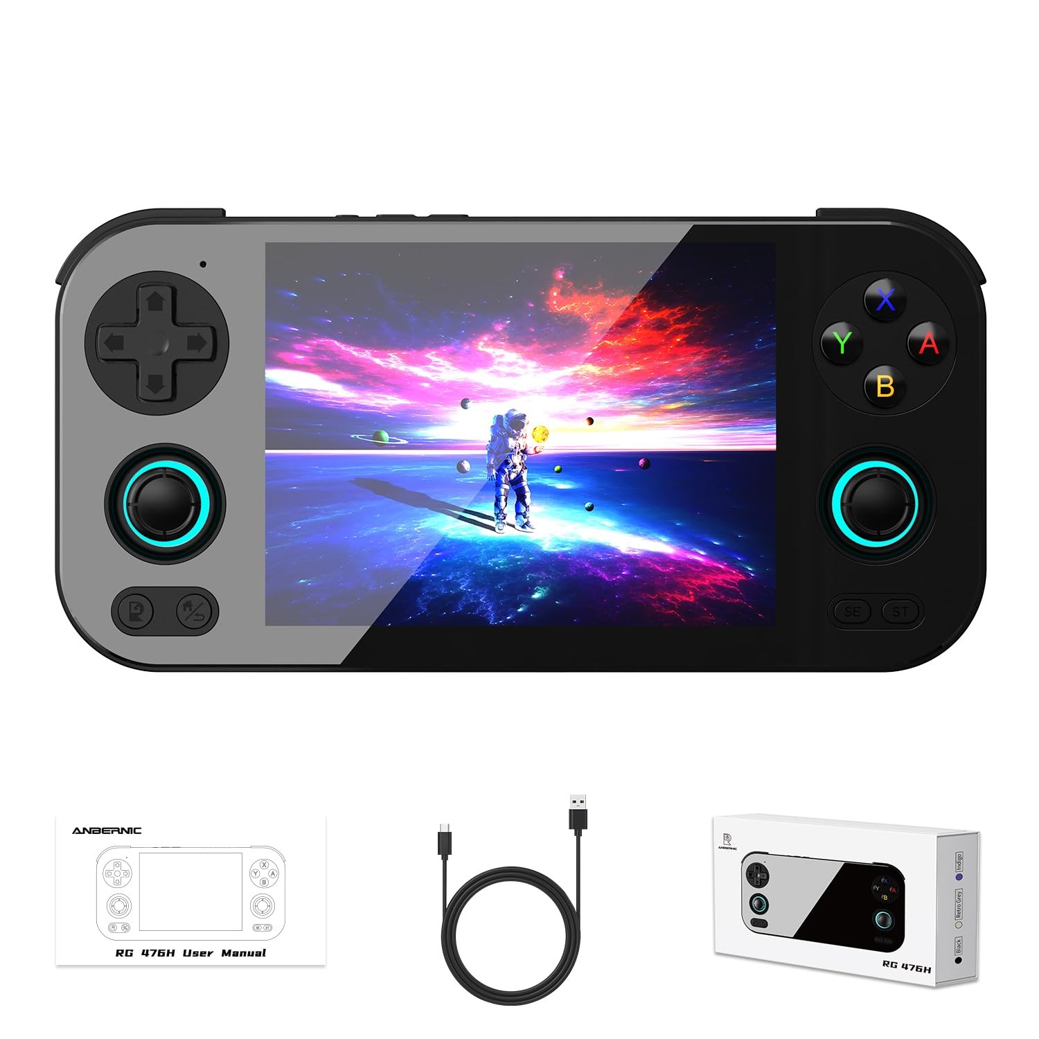 Anbernic RG 476H Retro Handheld Game Console RG 476H Retro Game Console 4.7 i…