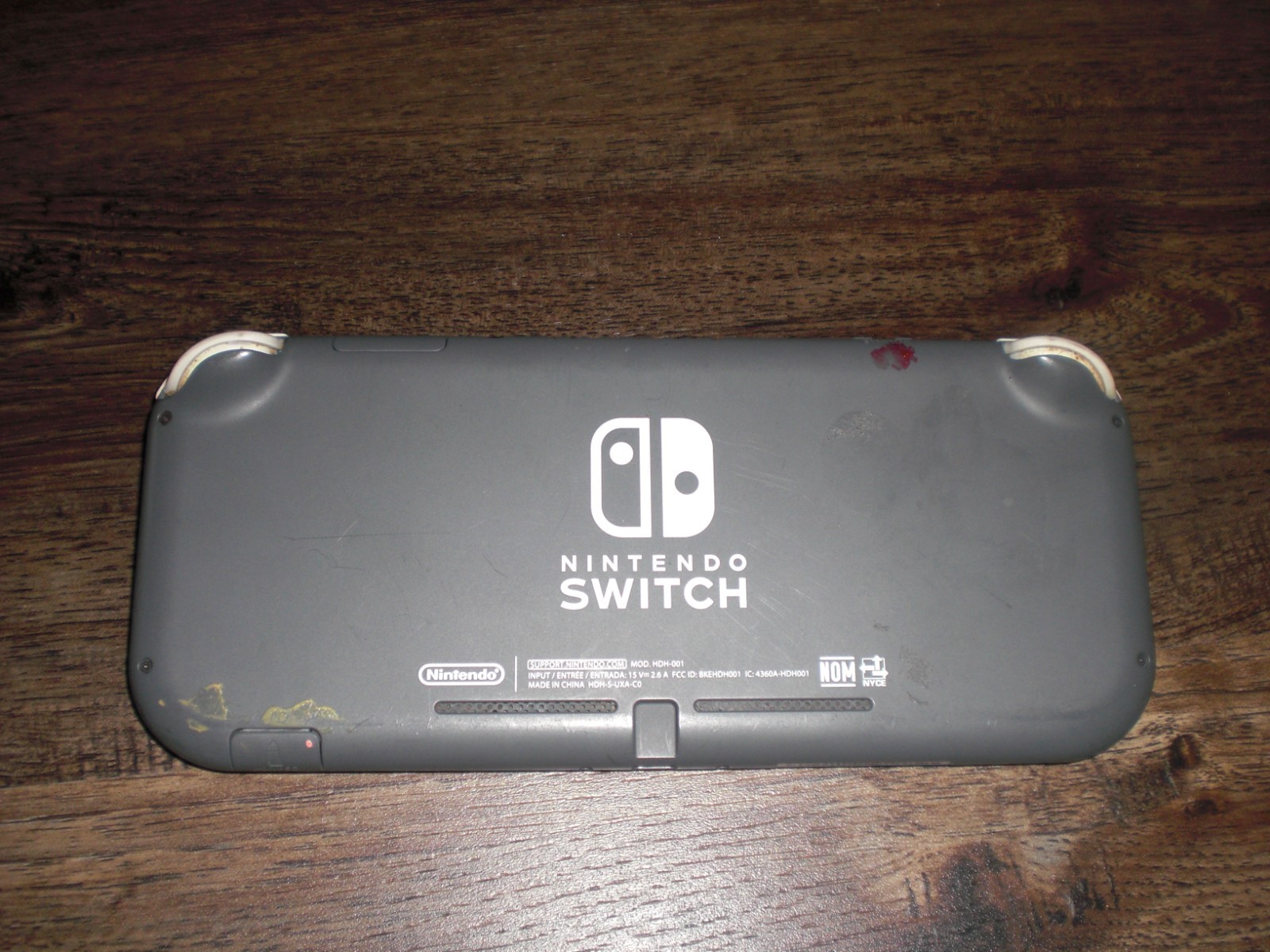 Nintendo Switch Lite Light Gray Handheld Console System Tested Works! Play Games