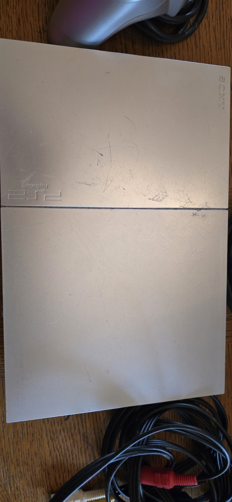 Sony PlayStation 2 Slim (Satin Silver) Bundle – Tested & Working