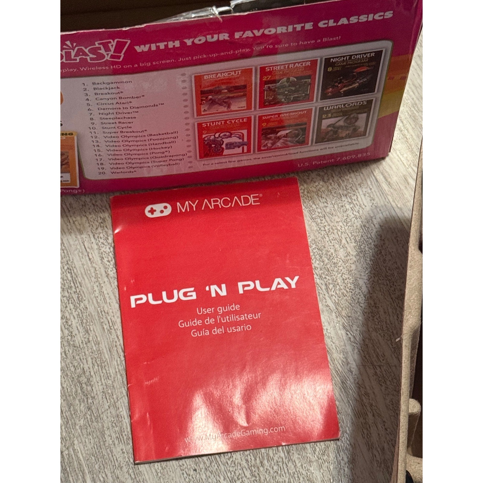 Atari Flashback Blast Vol 3 HDMI Dongle 20 Built-In Games plug and play
