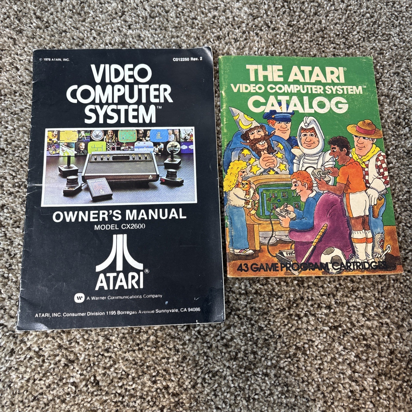 Atari 2600 Heavy Sixer Console In Box Chess Piece Box Tested Works Bundle