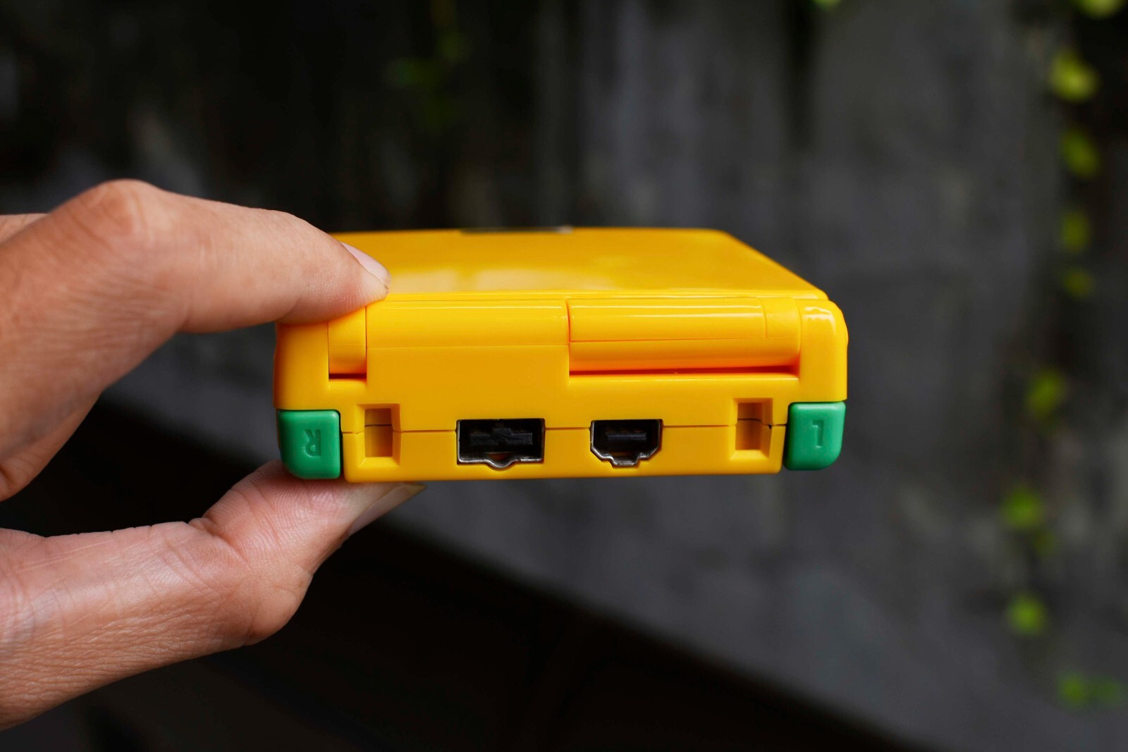 Backlit IPS LCD GBAsp Mod Nintendo Gameboy Advance SP Mirror Solid Yellow