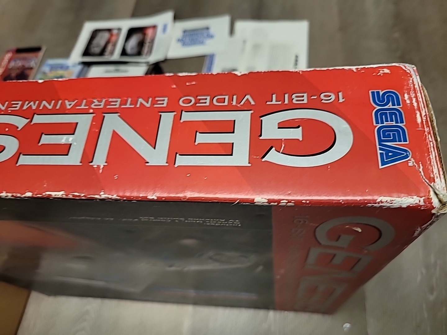 Sega Genesis II Console Boxed Three Controllers Tested Original Box See Pic