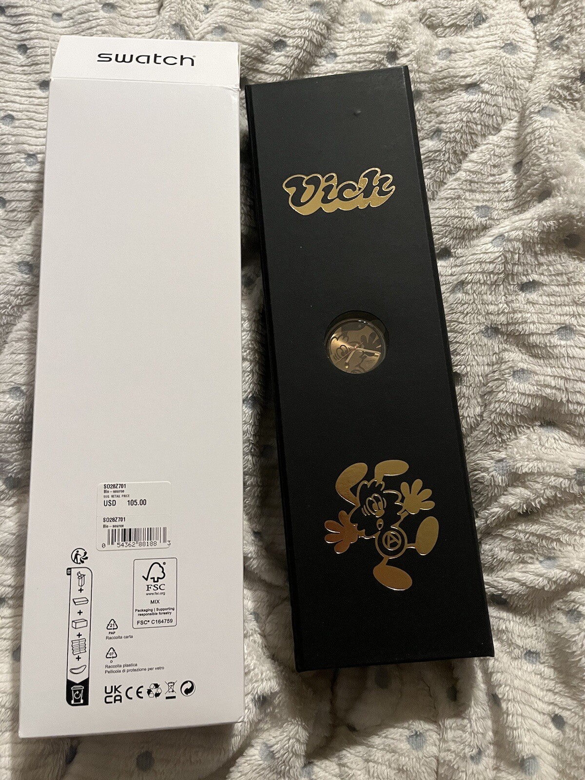 NEW Swatch X Verdy Vick Bronze Biennale Art Special Watch Girls Don’t Cry LE