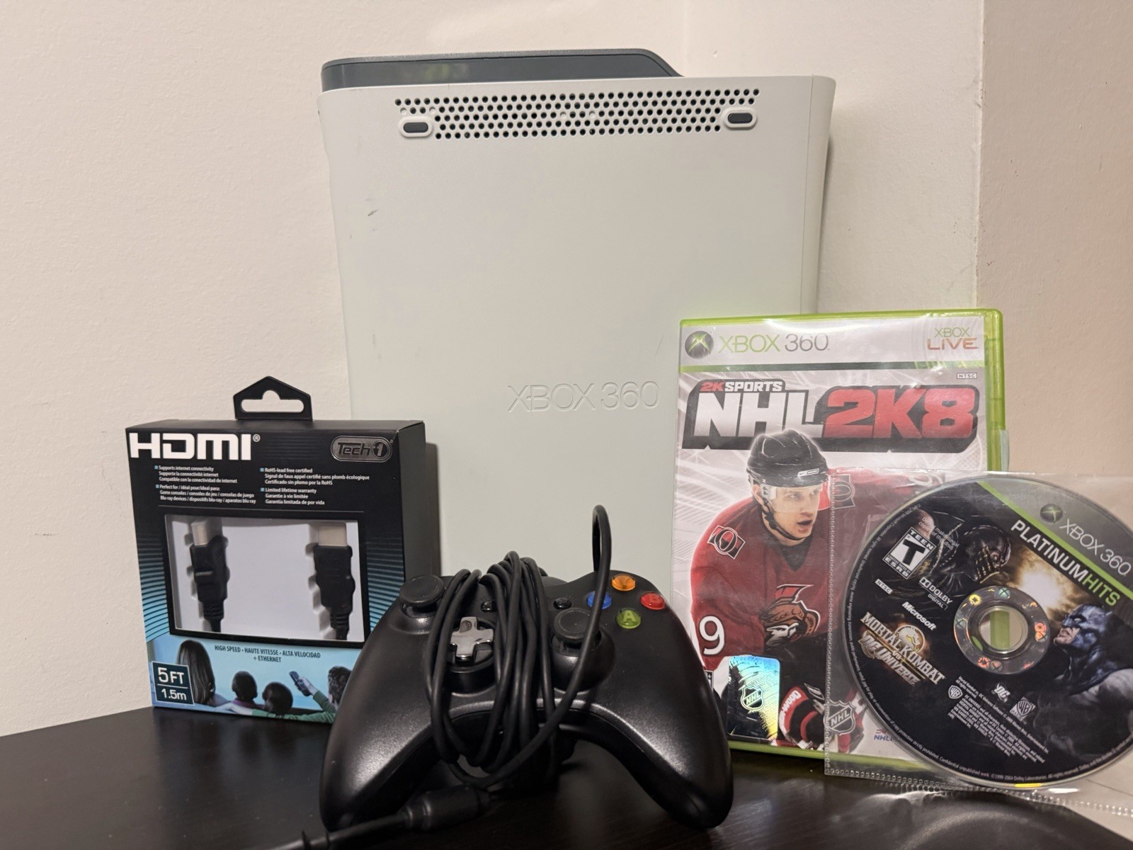 Microsoft Xbox 360 Pro System Bundle 60GB White Console