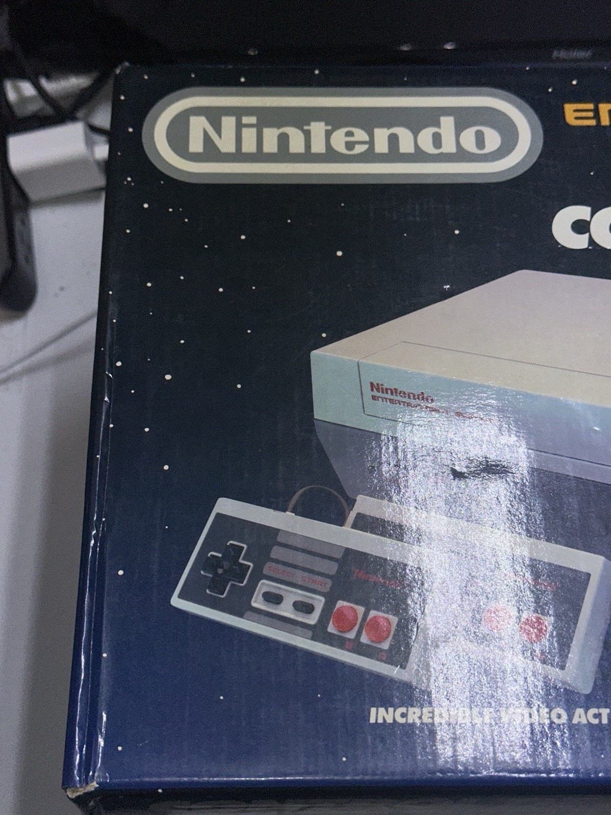 Nintendo Entertainment System Control Deck in the Box With Foam SystemWorks Good
