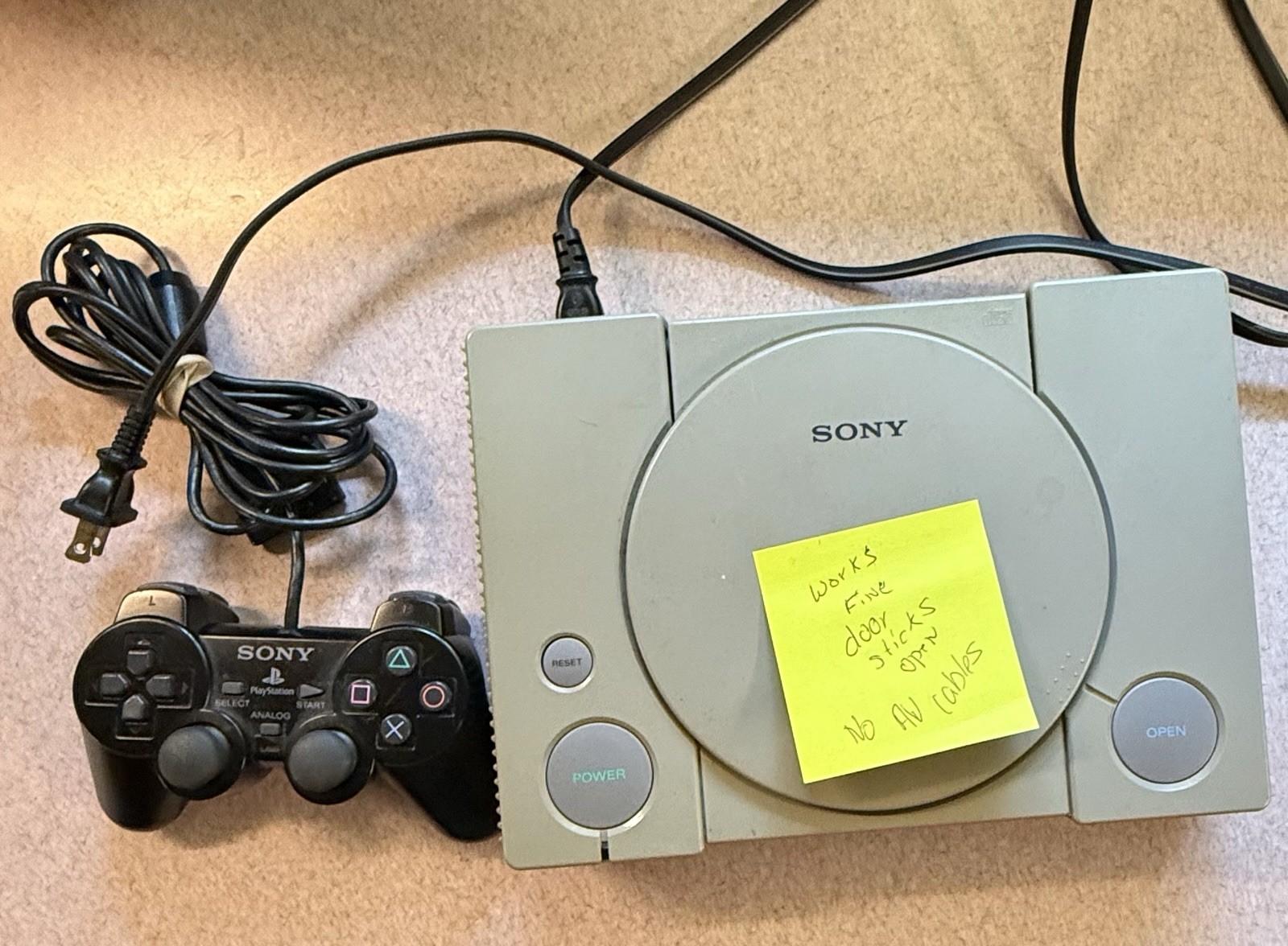Sony PlayStation 1 Video Game Console – Gray